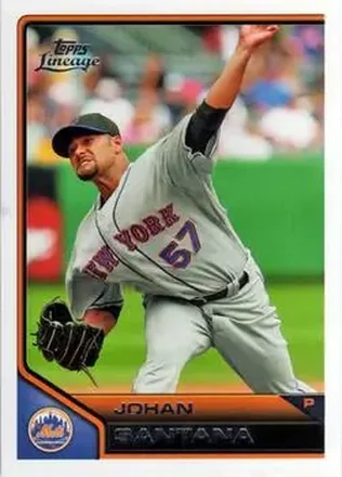 2011 Topps Lineage #22 - Johan Santana - New York Mets