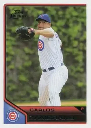 2011 Topps Lineage #23 - Carlos Zambrano - Chicago Cubs
