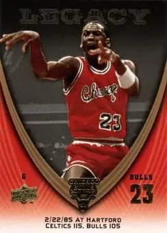 2008-09 Upper Deck Michael Jordan Legacy Collection #54 - Michael Jordan - Chicago Bulls