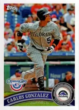 2011 Topps Opening Day #1 - Carlos Gonzalez - Colorado Rockies