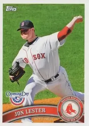 2011 Topps Opening Day #3 - Jon Lester - Boston Red Sox