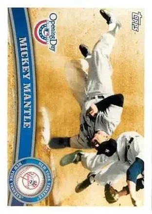 2011 Topps Opening Day #7 - Mickey Mantle - New York Yankees