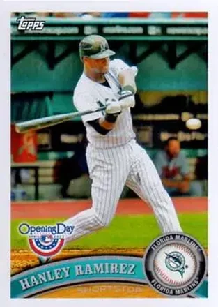 2011 Topps Opening Day #8 - Hanley Ramirez - Florida Marlins