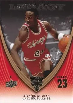 2008-09 Upper Deck Michael Jordan Legacy Collection #72 - Michael Jordan - Chicago Bulls