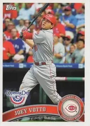 2011 Topps Opening Day #10 - Joey Votto - Cincinnati Reds
