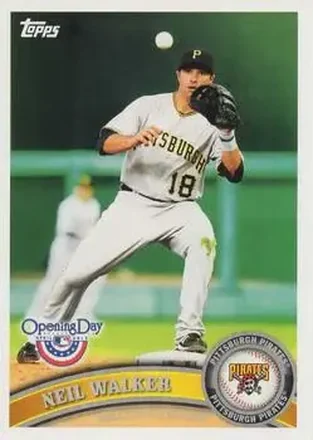2011 Topps Opening Day #12 - Neil Walker - Pittsburgh Pirates