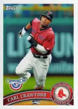 2011 Topps Opening Day #13 - Carl Crawford - Boston Red Sox