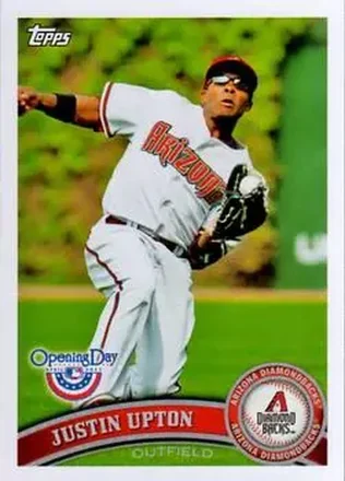 2011 Topps Opening Day #18 - Justin Upton - Arizona Diamondbacks