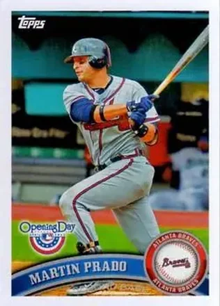 2011 Topps Opening Day #21 - Martin Prado - Atlanta Braves