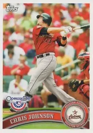 2011 Topps Opening Day #23 - Chris Johnson - Houston Astros