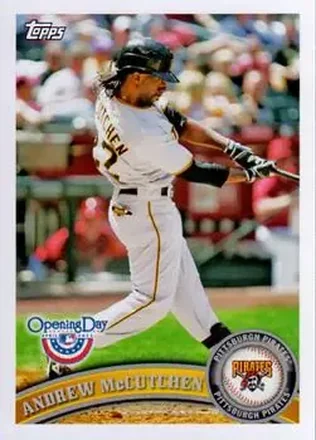2011 Topps Opening Day #27 - Andrew McCutchen - Pittsburgh Pirates