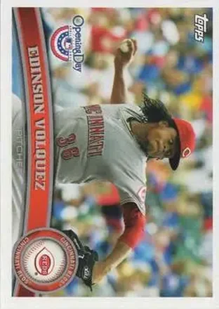 2011 Topps Opening Day #28 - Edinson Volquez - Cincinnati Reds