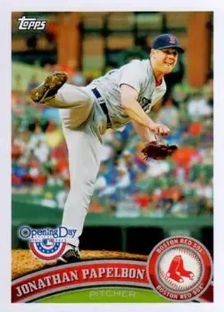 2011 Topps Opening Day #29 - Jonathan Papelbon - Boston Red Sox