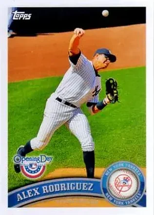 2011 Topps Opening Day #30 - Alex Rodriguez - New York Yankees
