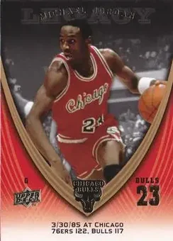 2008-09 Upper Deck Michael Jordan Legacy Collection #75 - Michael Jordan - Chicago Bulls