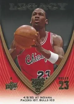 2008-09 Upper Deck Michael Jordan Legacy Collection #80 - Michael Jordan - Chicago Bulls