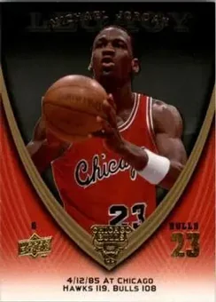 2008-09 Upper Deck Michael Jordan Legacy Collection #81 - Michael Jordan - Chicago Bulls