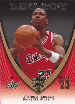 2008-09 Upper Deck Michael Jordan Legacy Collection #86 - Michael Jordan - Chicago Bulls
