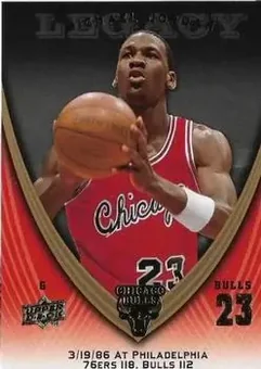 2008-09 Upper Deck Michael Jordan Legacy Collection #88 - Michael Jordan - Chicago Bulls