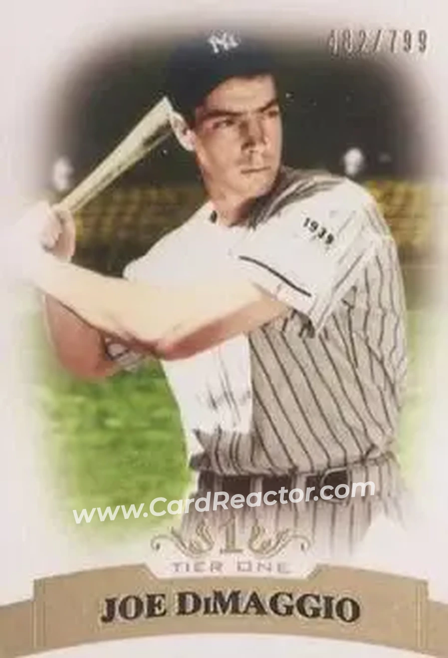 2011 Topps Tier One #1 - Joe DiMaggio - New York Yankees - Front
