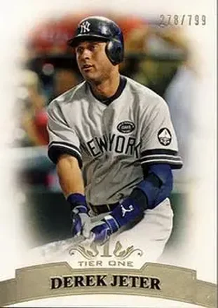 2011 Topps Tier One #2 - Derek Jeter - New York Yankees
