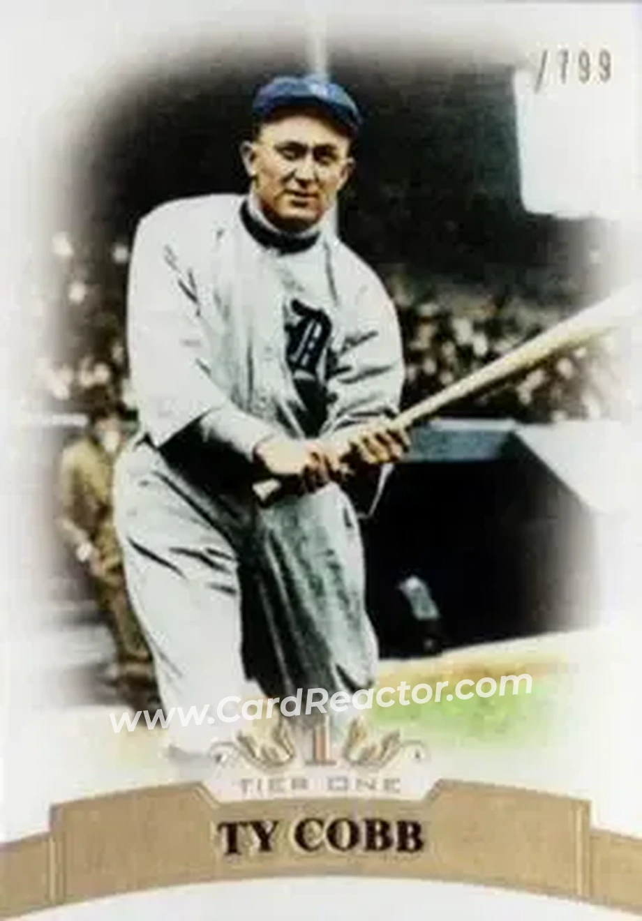 2011 Topps Tier One #5 - Ty Cobb - Detroit Tigers - Front