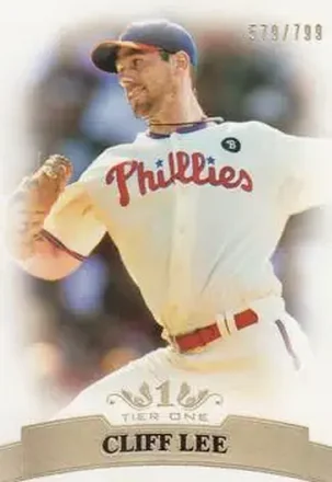 2011 Topps Tier One #16 - Cliff Lee - Philadelphia Phillies