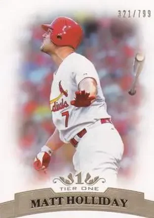 2011 Topps Tier One #17 - Matt Holliday - St. Louis Cardinals