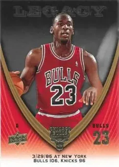 2008-09 Upper Deck Michael Jordan Legacy Collection #93 - Michael Jordan - Chicago Bulls