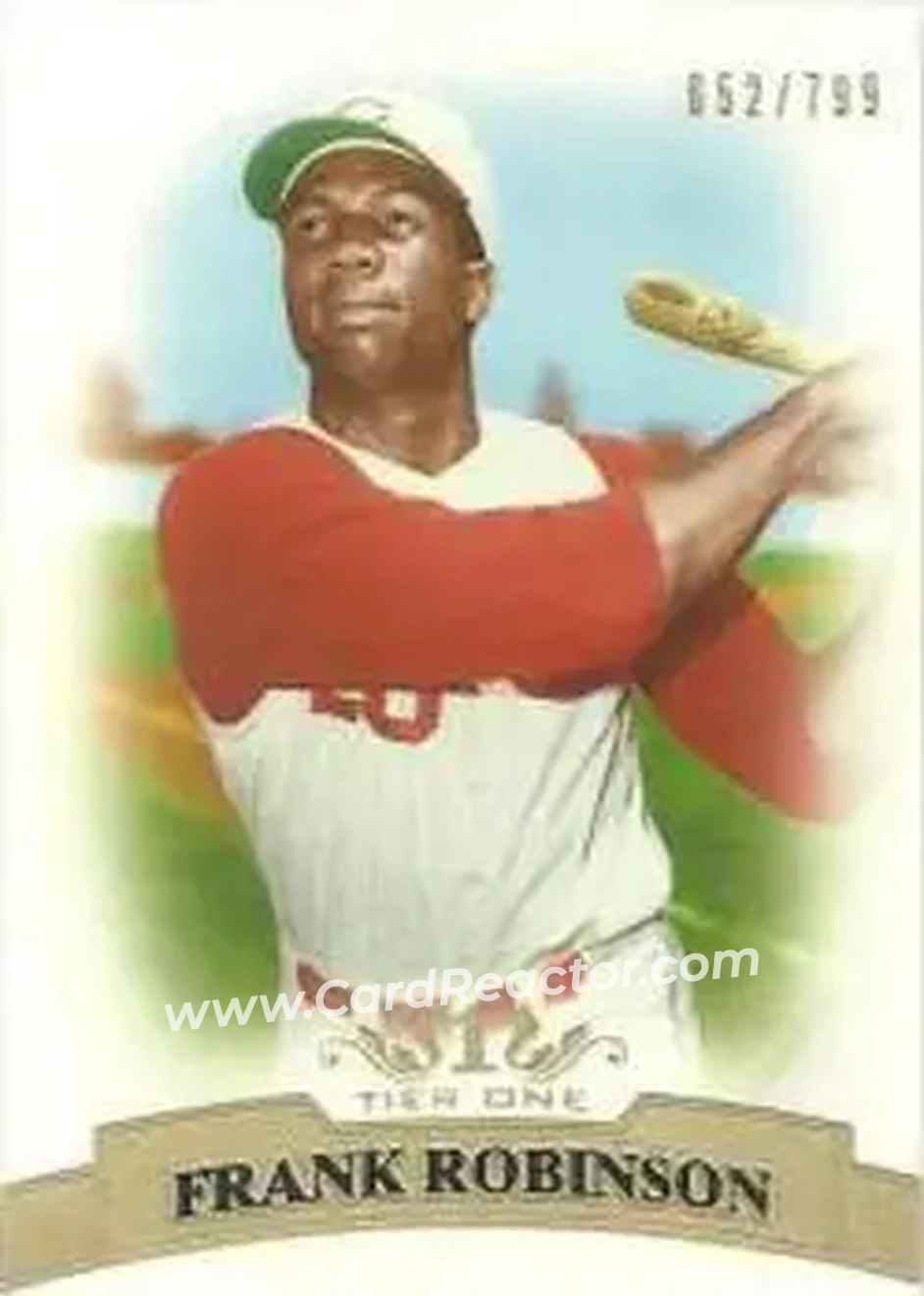2011 Topps Tier One #20 - Frank Robinson - Cincinnati Reds - Front
