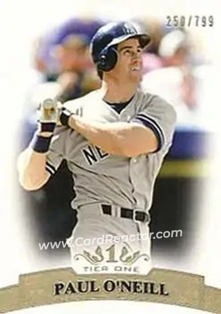 2011 Topps Tier One #21 - Paul O'Neill - New York Yankees - Front 2011 Topps Tier One #21 - Paul O'Neill - New York Yankees - Front