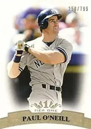 2011 Topps Tier One #21 - Paul O'Neill - New York Yankees
