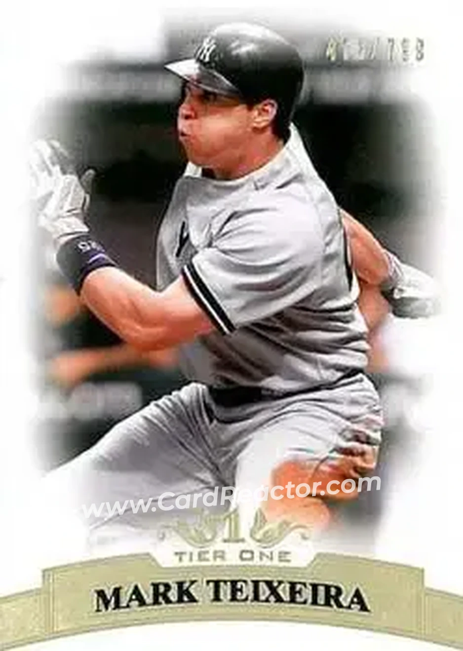 2011 Topps Tier One #29 - Mark Teixeira - New York Yankees - Front