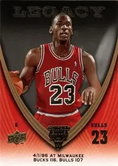 2008-09 Upper Deck Michael Jordan Legacy Collection #94 - Michael Jordan - Chicago Bulls