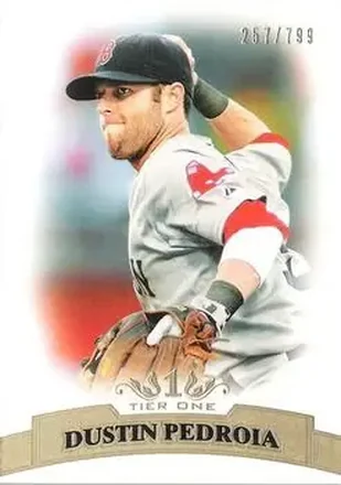 2011 Topps Tier One #31 - Dustin Pedroia - Boston Red Sox