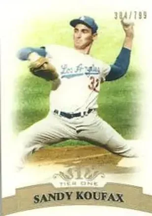 2011 Topps Tier One #32 - Sandy" Koufax - Los Angeles Dodgers