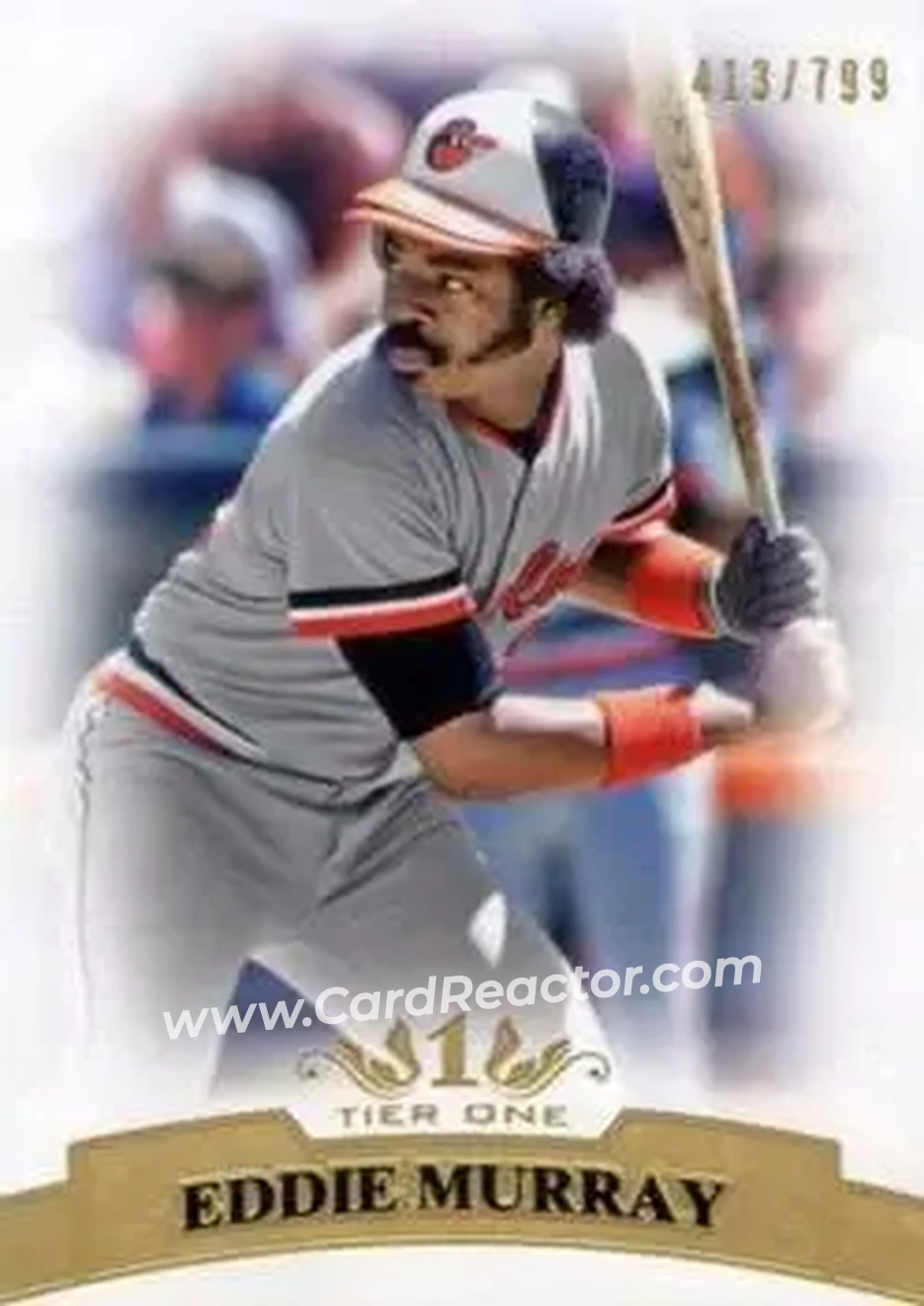 2011 Topps Tier One #33 - Eddie Murray - Baltimore Orioles - Front