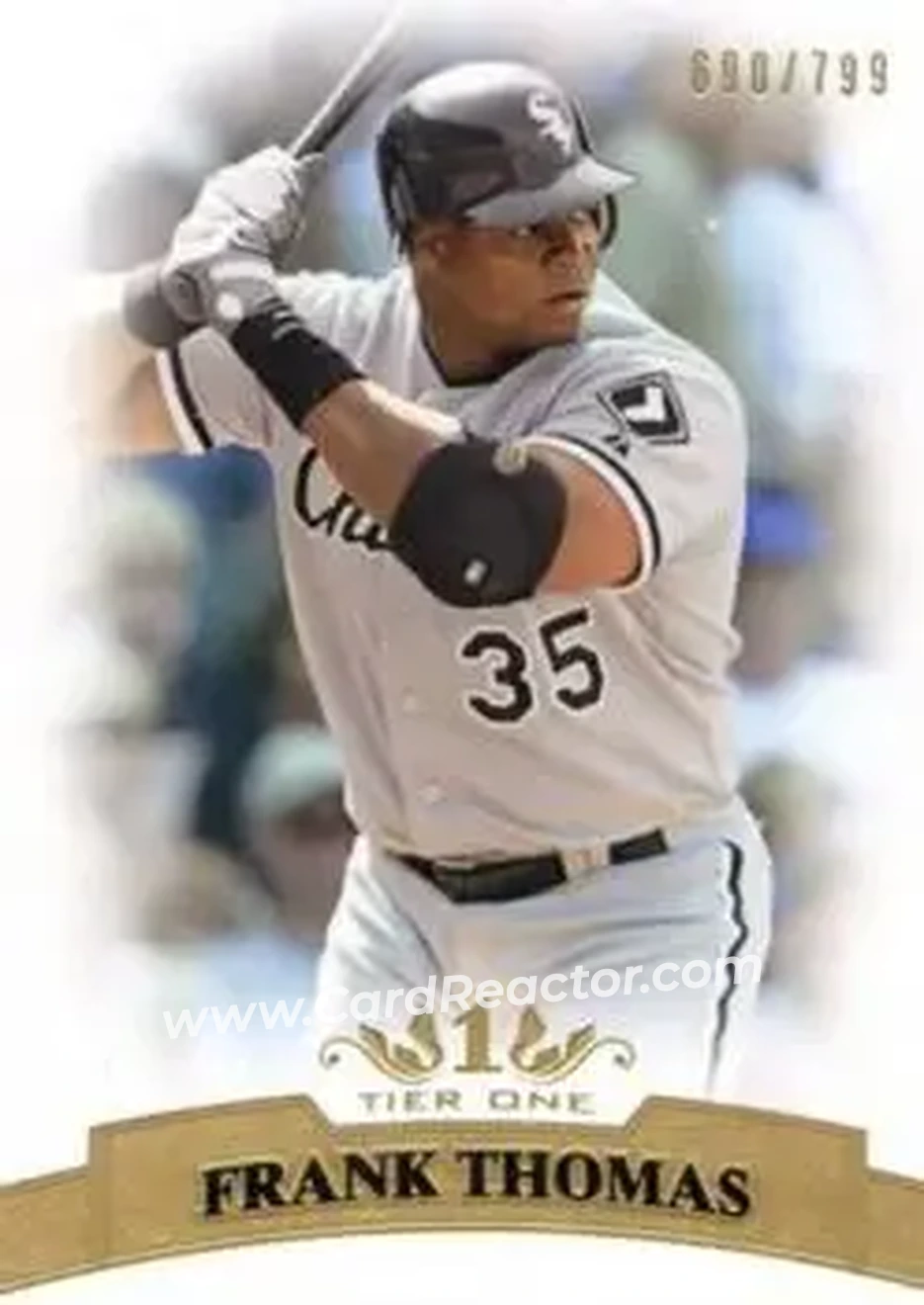 2011 Topps Tier One #35 - Frank Thomas - Chicago White Sox - Front