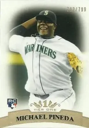 2011 Topps Tier One #36 - Michael Pineda - Seattle Mariners