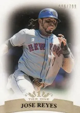2011 Topps Tier One #37 - Jose Reyes - New York Mets