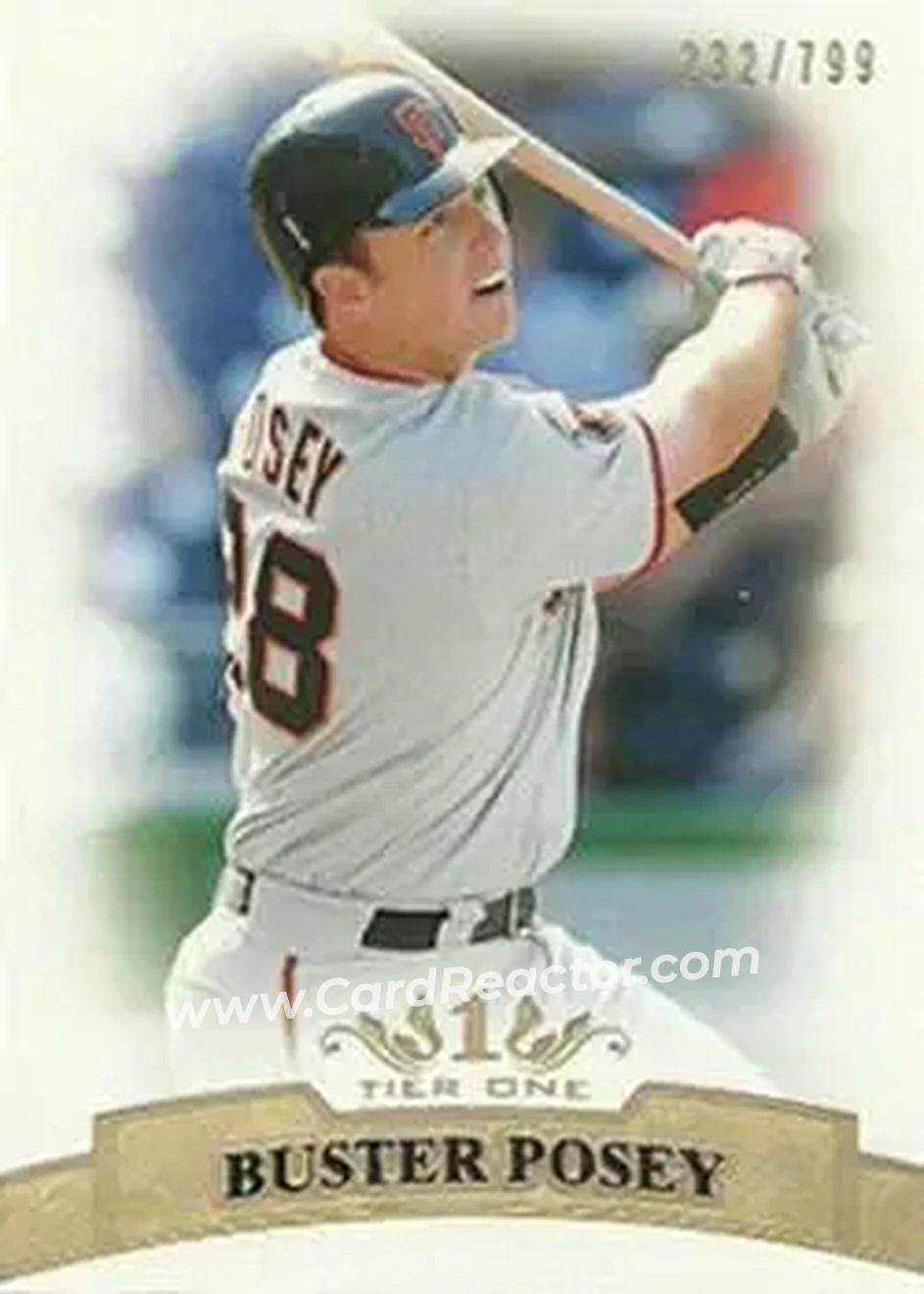 2011 Topps Tier One #38 - Buster Posey - San Francisco Giants - Front