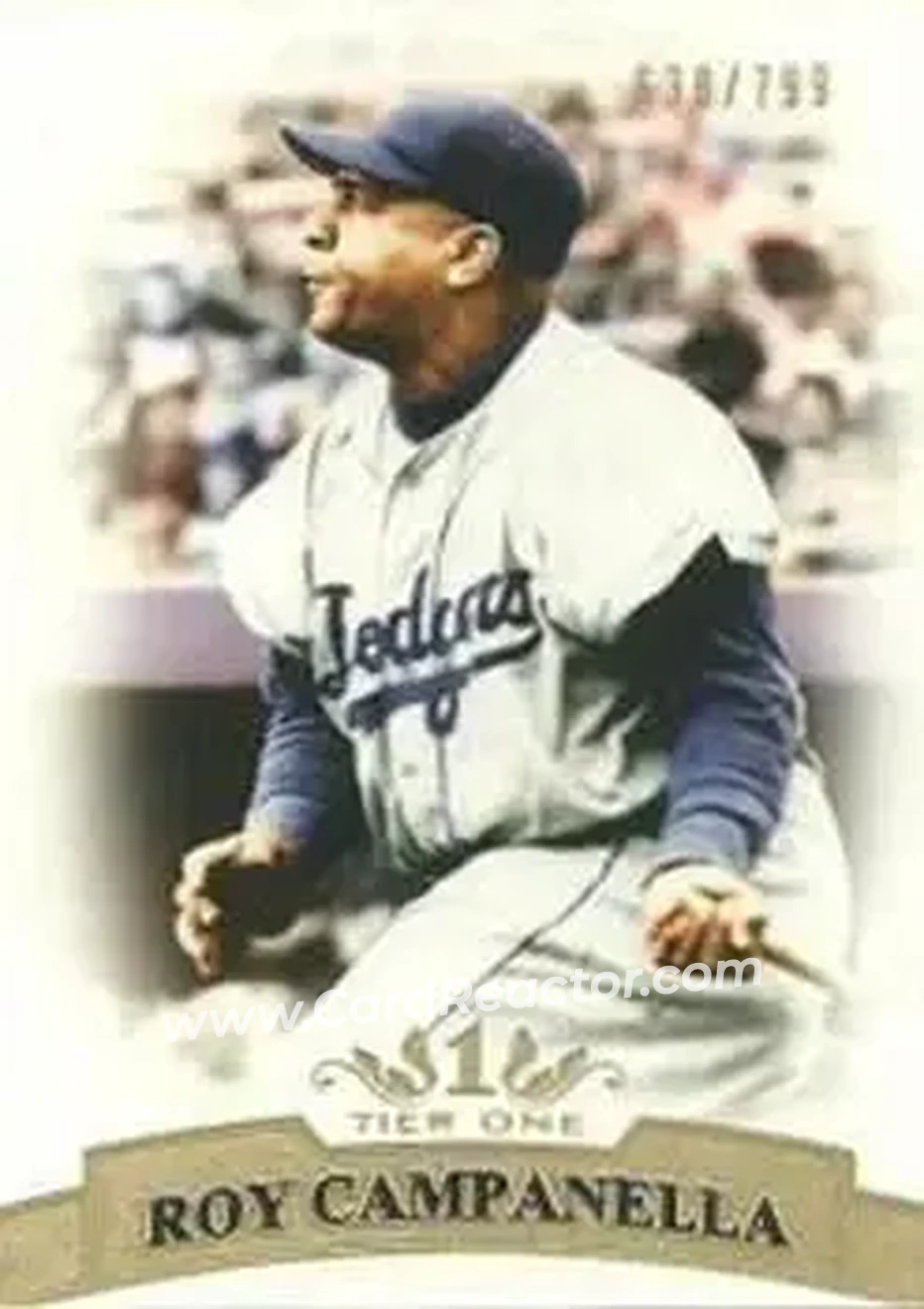 2011 Topps Tier One #39 - Roy Campanella - Brooklyn Dodgers - Front 2011 Topps Tier One #39 - Roy Campanella - Brooklyn Dodgers - Front