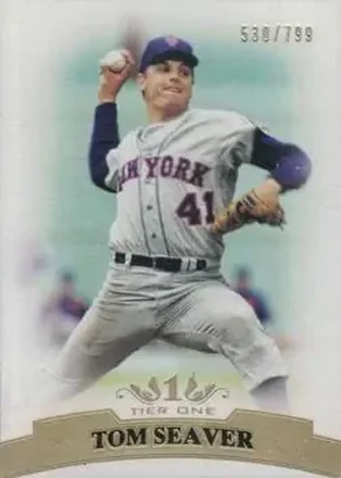 2011 Topps Tier One #41 - Tom Seaver - New York Mets