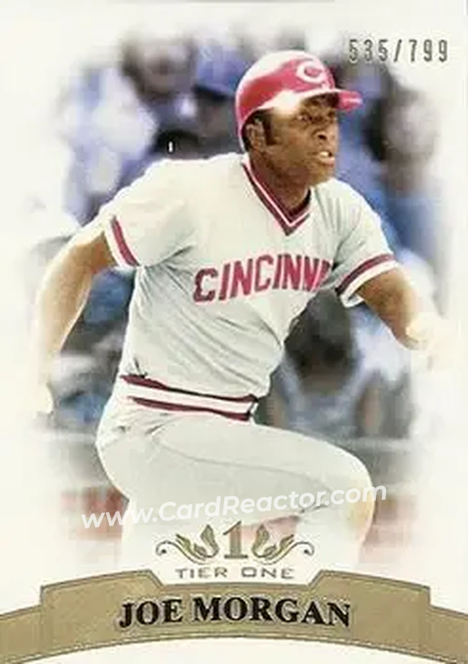 2011 Topps Tier One #48 - Joe Morgan - Cincinnati Reds - Front