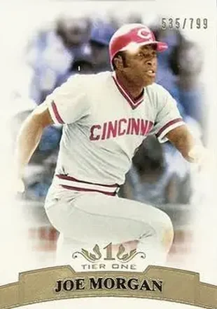 2011 Topps Tier One #48 - Joe Morgan - Cincinnati Reds