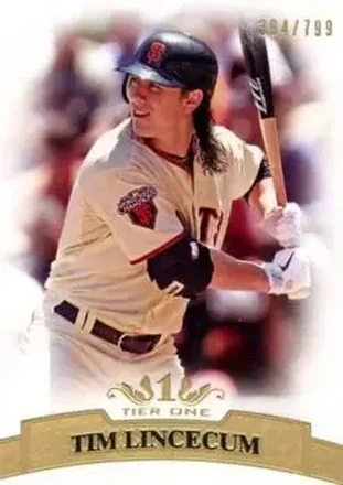 2011 Topps Tier One #49 - Tim Lincecum - San Francisco Giants