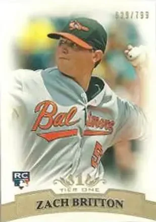 2011 Topps Tier One #53 - Zack Britton - Baltimore Orioles