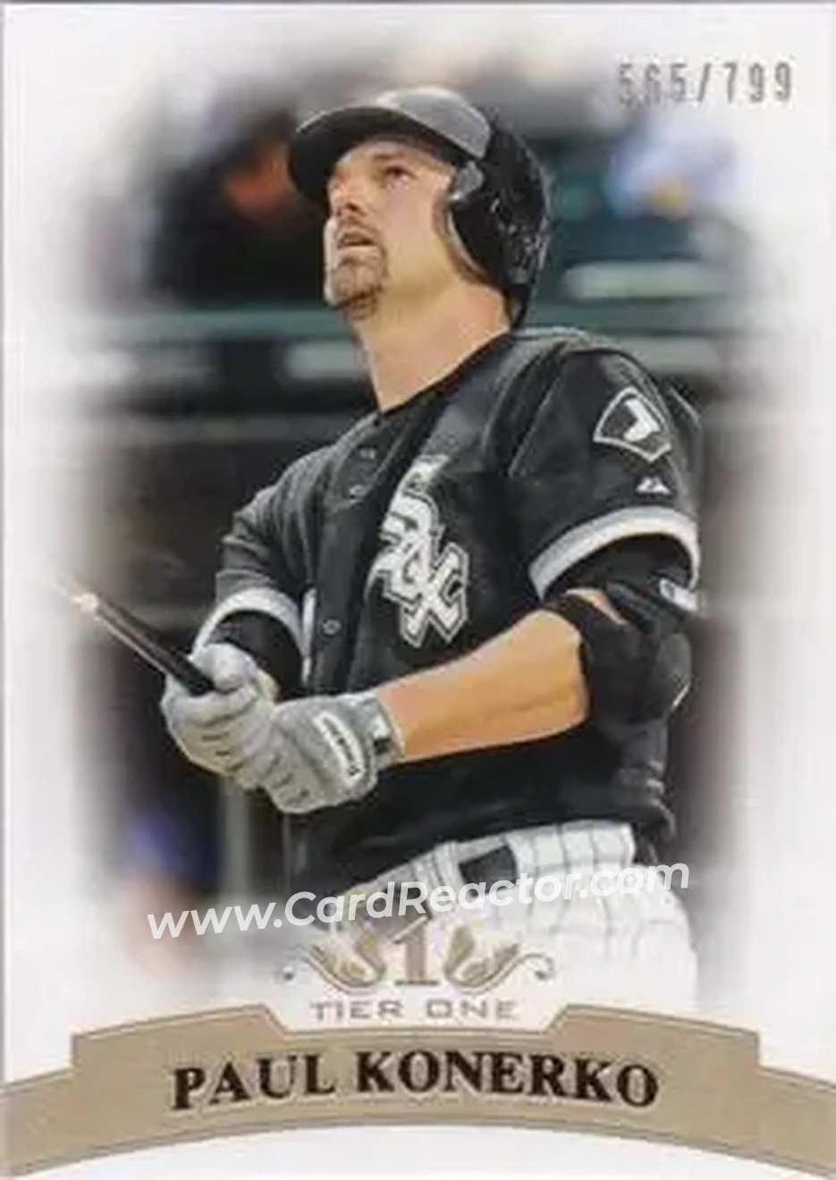 2011 Topps Tier One #57 - Paul Konerko - Chicago White Sox - Front
