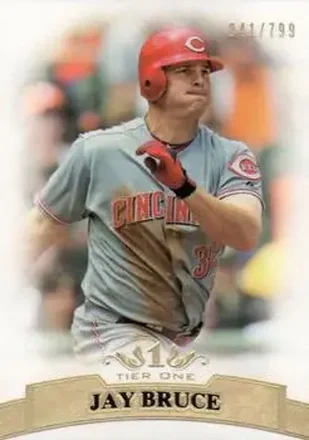 2011 Topps Tier One #62 - Jay Bruce - Cincinnati Reds