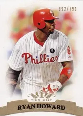 2011 Topps Tier One #66 - Ryan Howard - Philadelphia Phillies